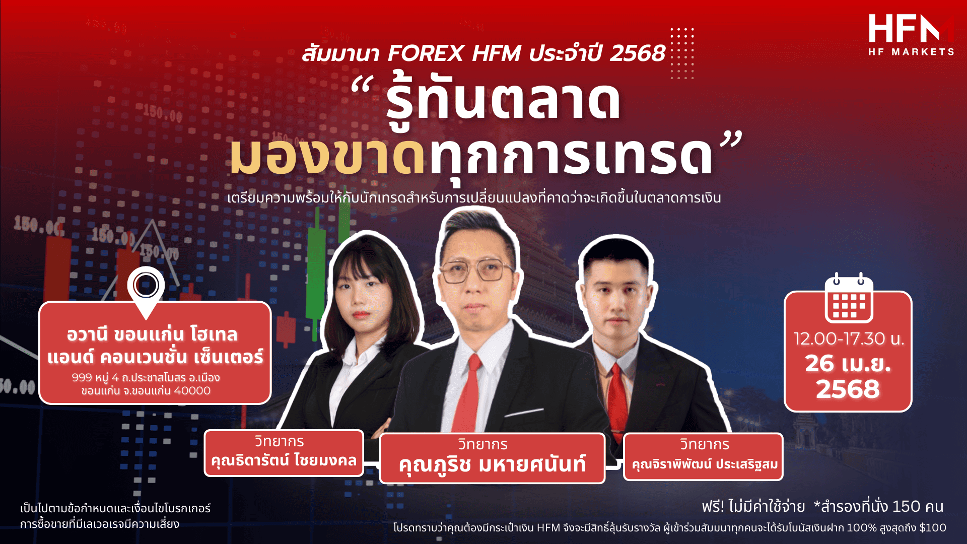 สัมมนา HFM ขอนแก่น วันที่ 26 เมษายน 2568